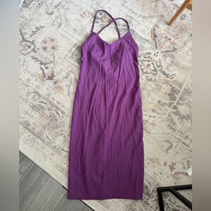 Touchable Linen Strappy Maxi Dress